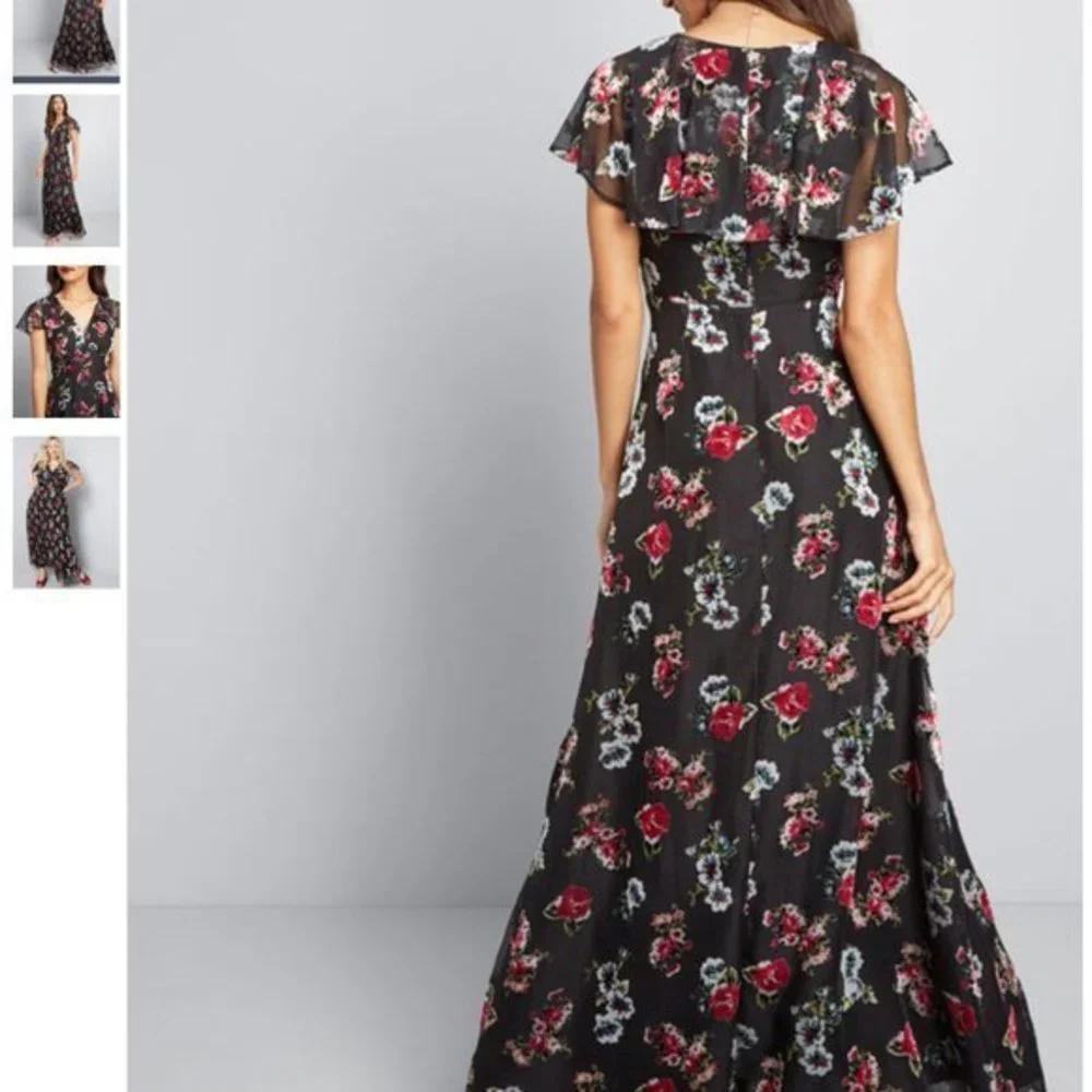 New NWT‎ ModCloth x Anna Sui Chic Maxi Dress MOB MAFIA WIFE